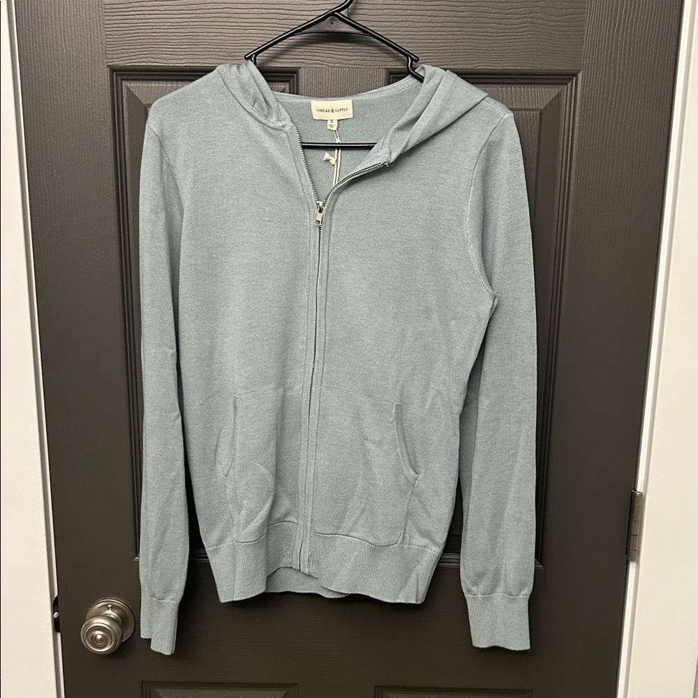 Thread & Supply Kori Hooded Jacket Dusty Seagram Women’s Small